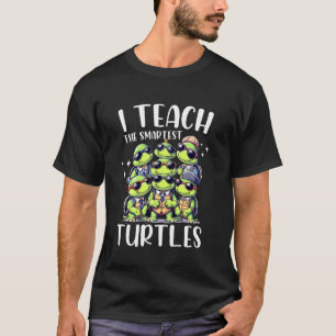 Ich unterrichte die klügsten Schildkröten Lustiger T-Shirt