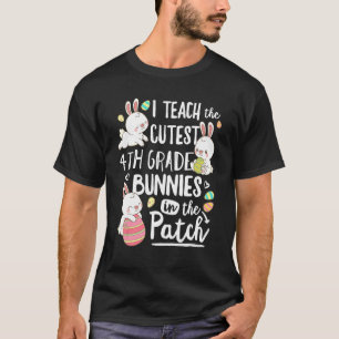 Ich unterrichte die Niedliche Bunnies-Lehrerin Eas T-Shirt