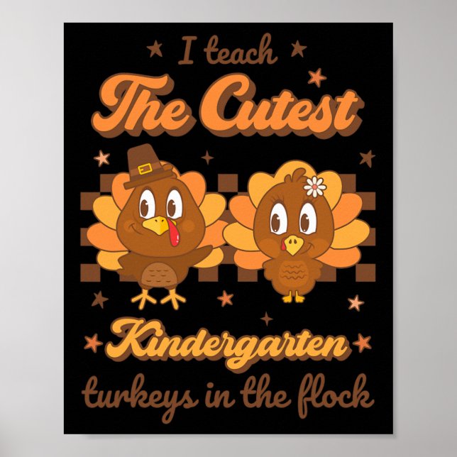 Ich unterrichte die Niedlichen Kindergärtner Truth Poster (Vorne)