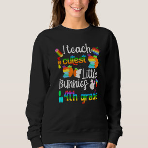 Ich unterrichte die Niedlichen kleinen Bunnies im  Sweatshirt