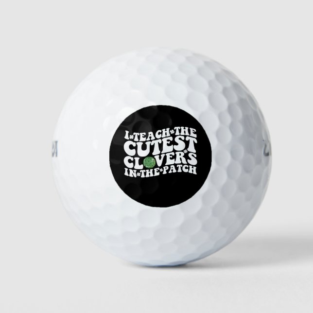 Ich unterrichte die Niedlichsten Cloud in der Patc Golfball (Vorderseite)