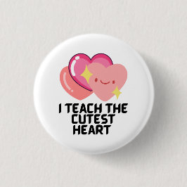Ich unterrichte die niedlichsten Herzen Button