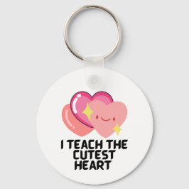 Ich unterrichte die niedlichsten Herzen Schlüsselanhänger