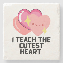 Ich unterrichte die niedlichsten Herzen Steinuntersetzer