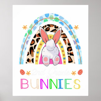 ich unterrichte die süßesten Kaninchen der 2. Klas Poster