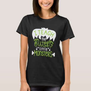 Ich unterrichte die süßesten kleinen Monster Hallo T-Shirt