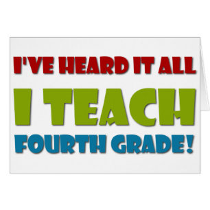 Ich unterrichte die vierte Klasse