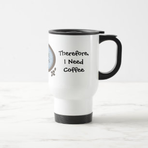 Ich unterrichte humorvolle Kaffeeworte Reisebecher