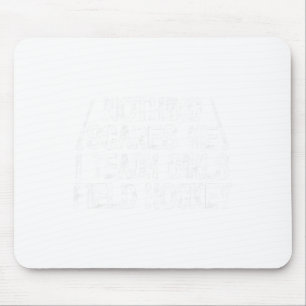 Ich unterrichte Mädchen Feldhockey Trainer Stolz F Mousepad