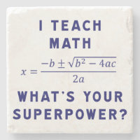 Ich unterrichte Mathe, was Ihre Supermacht ist?