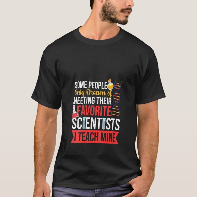 Ich unterrichte meine Lieblingswissenschaftlerin T-Shirt (Vorderseite)