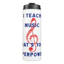 Ich unterrichte Musik, was Ihre Supermacht ist
