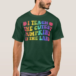 Ich unterrichte Niedliche Kürbis in das Land Niedl T-Shirt