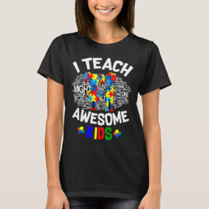 Ich unterrichte Phantastisches Super Kids Autismus T-Shirt