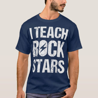 Ich unterrichte Rockstars Shirt Funny Music Teache