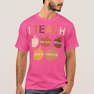 Ich unterrichte Schwarzgeschichte Monat Melanin Af T-Shirt