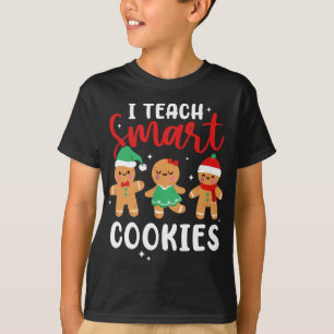Ich unterrichte Smart Cookies Lebkuchen Weihnachte T-Shirt