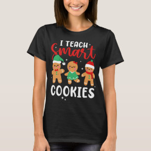Ich unterrichte Smart Cookies Lebkuchen Weihnachte T-Shirt