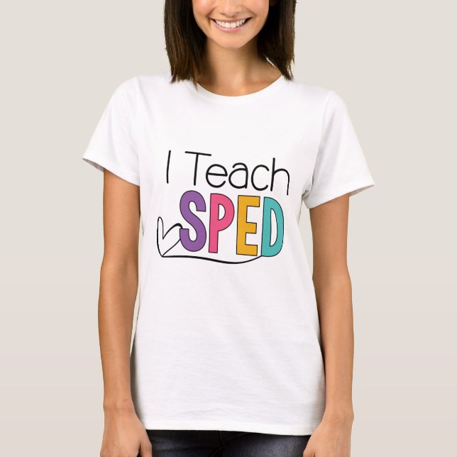 Ich unterrichte SPEED-T-Shirt T-Shirt (Vorderseite)