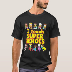 Ich unterrichte Super Heroes - Comic Book Hero Tea T-Shirt
