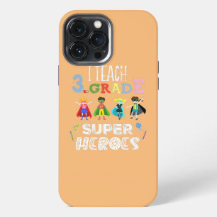 Ich unterrichte Superhelden der 3. Klasse zurück z iPhone 13 Pro Max Hülle