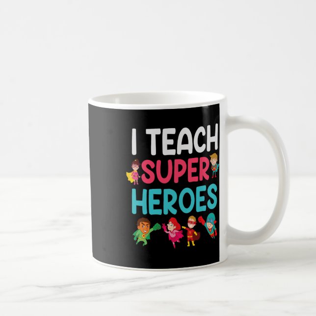Ich unterrichte Superhelden  Kaffeetasse (Rechts)