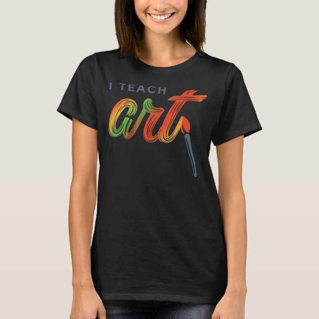 Ich unterrichte T-Shirt (Vorderseite)