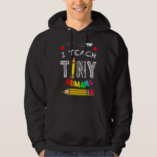 Ich unterrichte winzige Menschen zurück in die Sch Hoodie