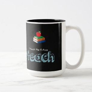 Ich unterrichte zweifarbige tasse