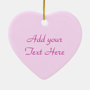 Ich unterstütze, Brustkrebs-Bewusstsein_ Keramik Ornament