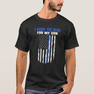 Ich unterstütze das Blau für die Polizei meines So T-Shirt
