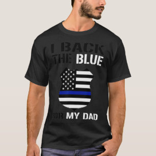 Ich unterstütze das Blau für meinen Vater T-Shirt