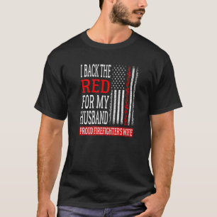 Ich unterstütze das Rote für die Ehefrau F meines T-Shirt