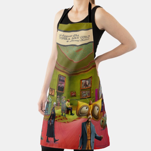 Ich unterstütze das Topeka Art Guild Apron Schürze (InSitu)