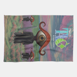 Ich unterstütze das Topeka Art Guild Design Apron Geschirrtuch