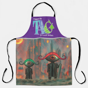 Ich unterstütze das Topeka Art Guild Design Apron Schürze