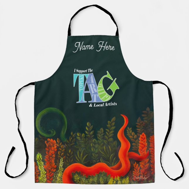 Ich unterstütze das Topeka Art Guild Design Apron Schürze (Vorderseite)
