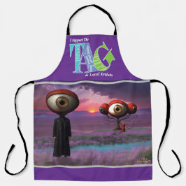 Ich unterstütze das Topeka Art Guild Design Apron Schürze