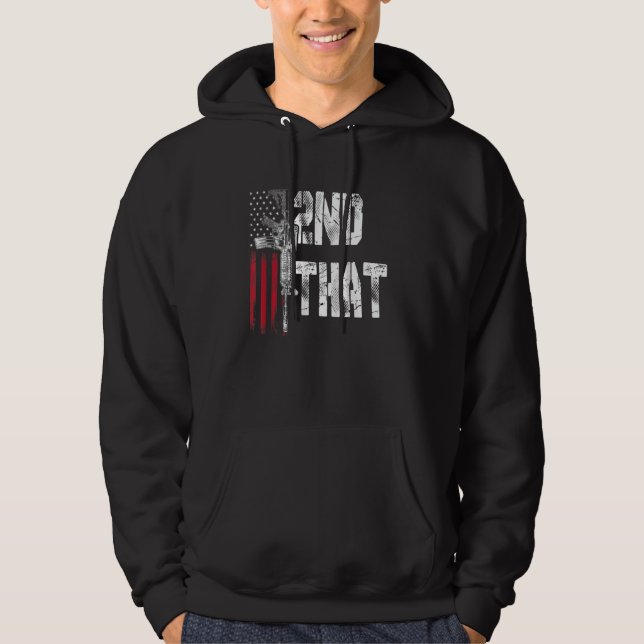 Ich unterstütze das (Zweite Amendment) Hoodie (Vorderseite)
