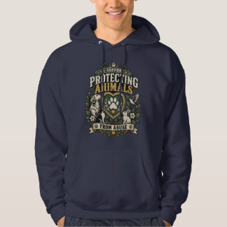 Ich unterstütze den Schutz von Tieren vor Missbrau Hoodie