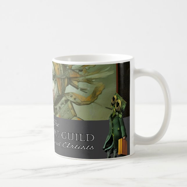 Ich unterstütze den Topeka Art Guild Becher Kaffeetasse (Rechts)