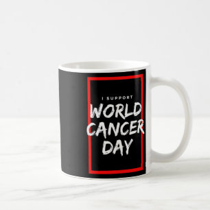 Ich unterstütze die Chemotherapie-Pat zum Weltkreb Kaffeetasse