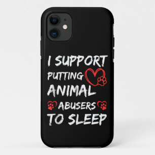 Ich unterstütze die Einstellung von Tiermissbrauch Case-Mate iPhone Hülle