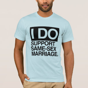Ich unterstütze die gleichgeschlechtliche Ehe -.pn T-Shirt