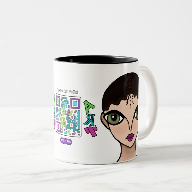 Ich unterstütze die Tasse Topeka Art Guild (VorderseiteRechts)