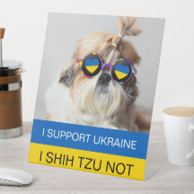 Ich unterstütze die Ukraine I Shih Tzu Not Heart F
