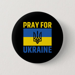 Ich unterstütze die Ukraine Steh mit der Ukraine U Button