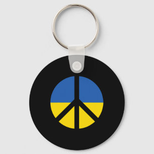 Ich unterstütze die Ukraine Stehe mit der Ukraine  Schlüsselanhänger