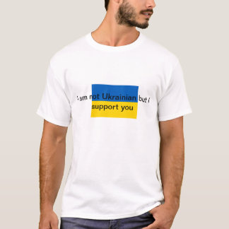 Ich unterstütze die Ukraine T-Shirt