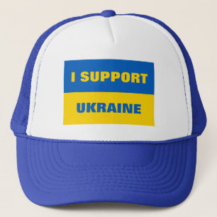 ICH UNTERSTÜTZE DIE UKRAINE TRUCKERKAPPE
